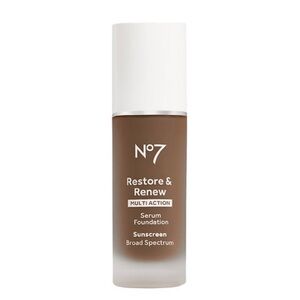 No7 Restore & Renew Multi Action Serum Foundation - Umber NWT